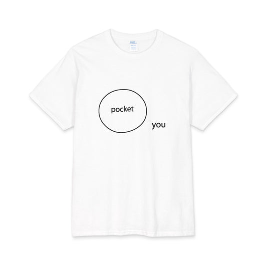 Out of Pocket T-Shirt | Minimal Graphic Shirt, Playful Text Tee
