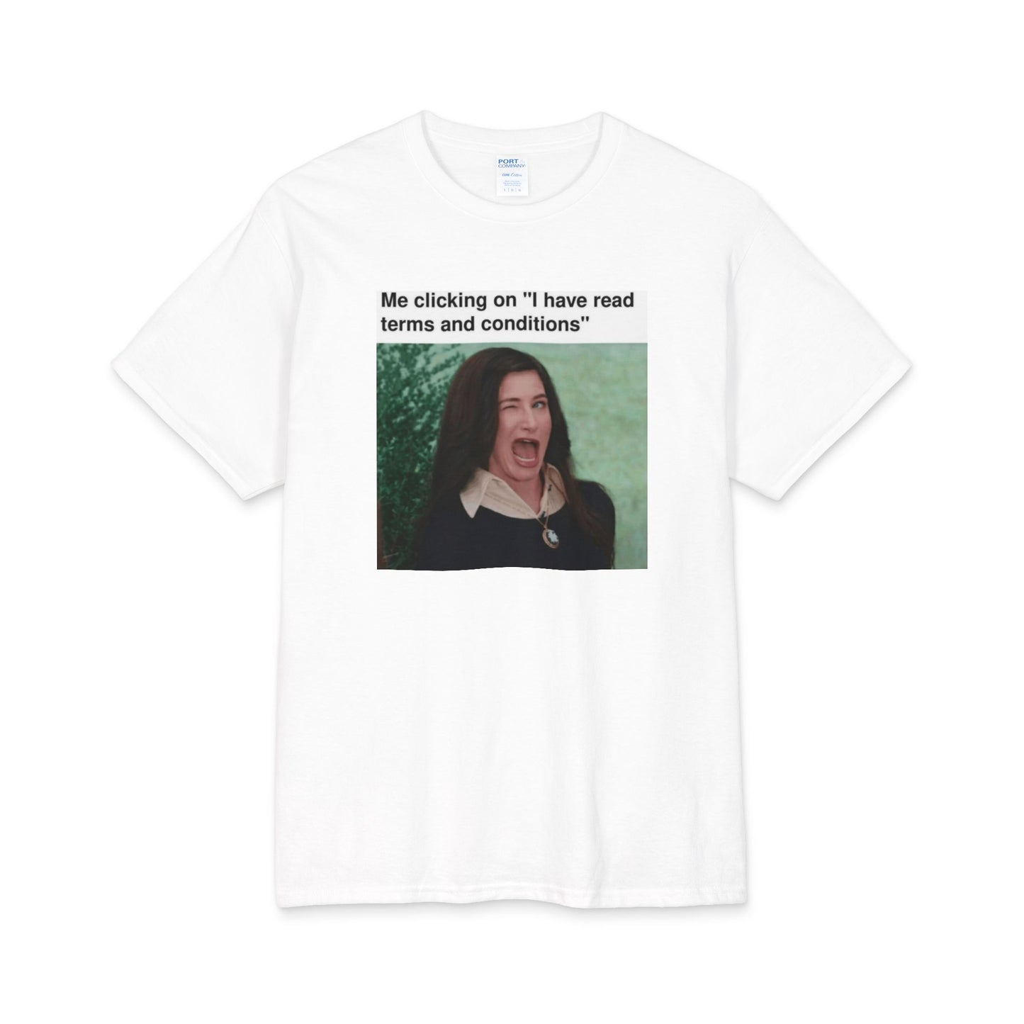 Me Clicking on "I Have Read Terms and Conditions" T-Shirt | Meme Tee