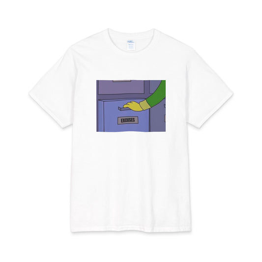 T-Shirt — Cartoon File Drawer 'Archives' Graphic Tee