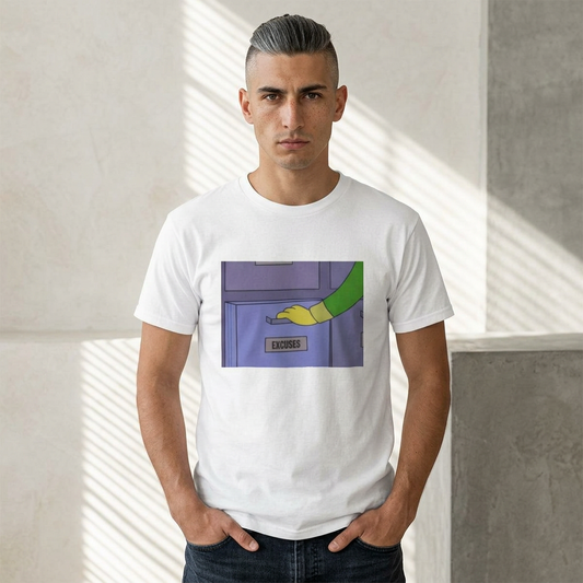T-Shirt — Cartoon File Drawer 'Archives' Graphic Tee